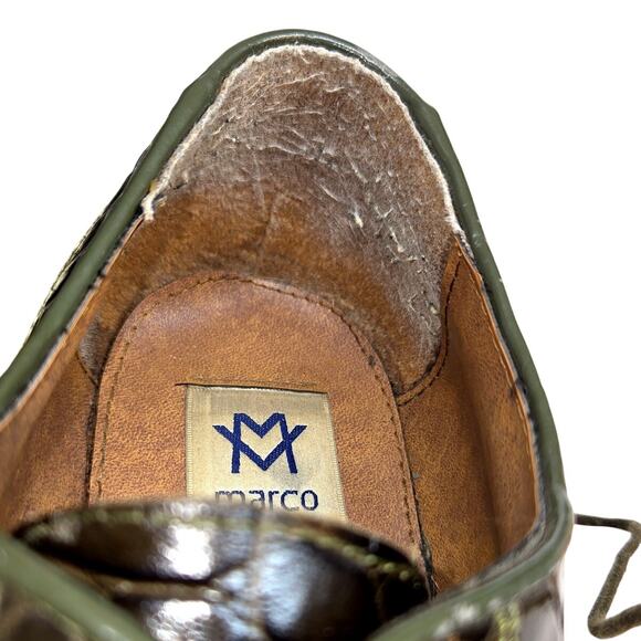 Marco Vicci 9 .5 Alligator True Ventage Men's Dress Shoe Rounded Toe 9 1/2 - Picture 6 of 9